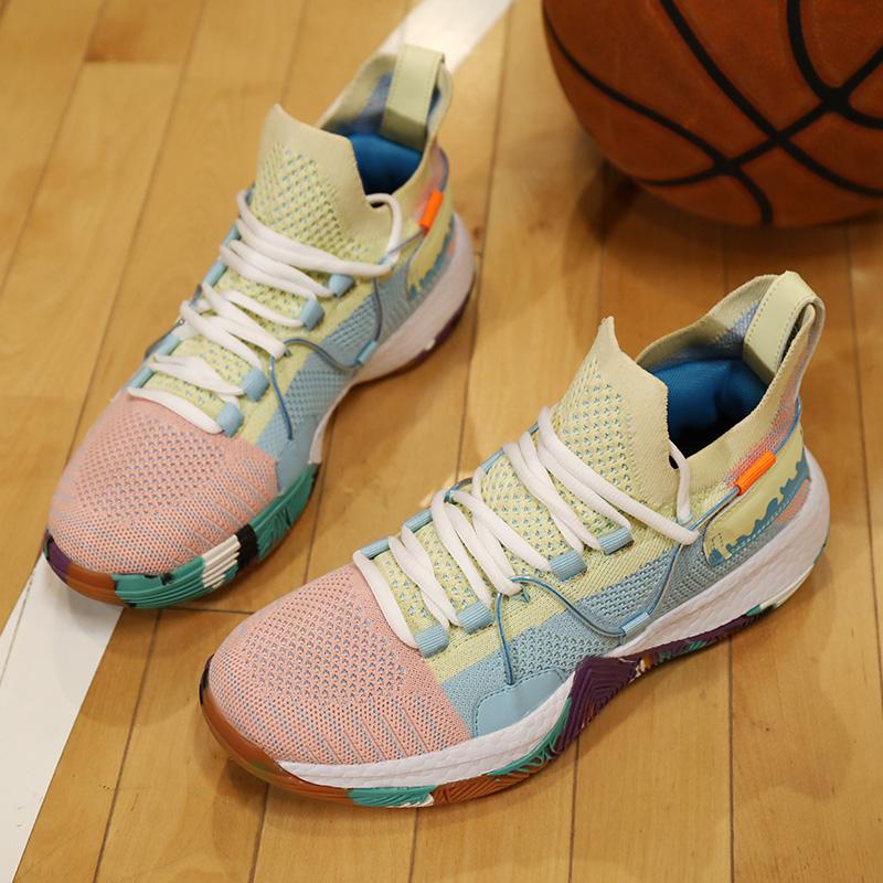 35-46 Teen Adult Large Shock Absorbent Anti Slip Wear Resistant Breathable Outdoor Basketball Shoes Casual Sports Shoes