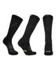[DANISH ENDURANCE] Premium Compression Socks, High Performance, 26-32 mmHg High Pressure, Graduated Compression, Black/Gray, 25.0 Cm - 28.0 Cm