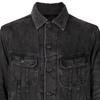 Polo Ralph Lauren Solid Color Single Breasted Polo Collar Long Sleeve Denim Jacket Men Jackets Black 710878854-001