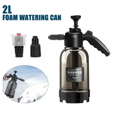 Hand Pump Foam Sprayer Snow Foam Gun Nozzle With Pressure Relief Valve Car Wash Spray Bottle Window Cleaning Tools