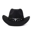 Tibetan Top Hat, Western Cowboy Hat, Tibetan Felt Hat, Cow Head, Grassland, Plateau Ethnic Style Outdoor Hat
