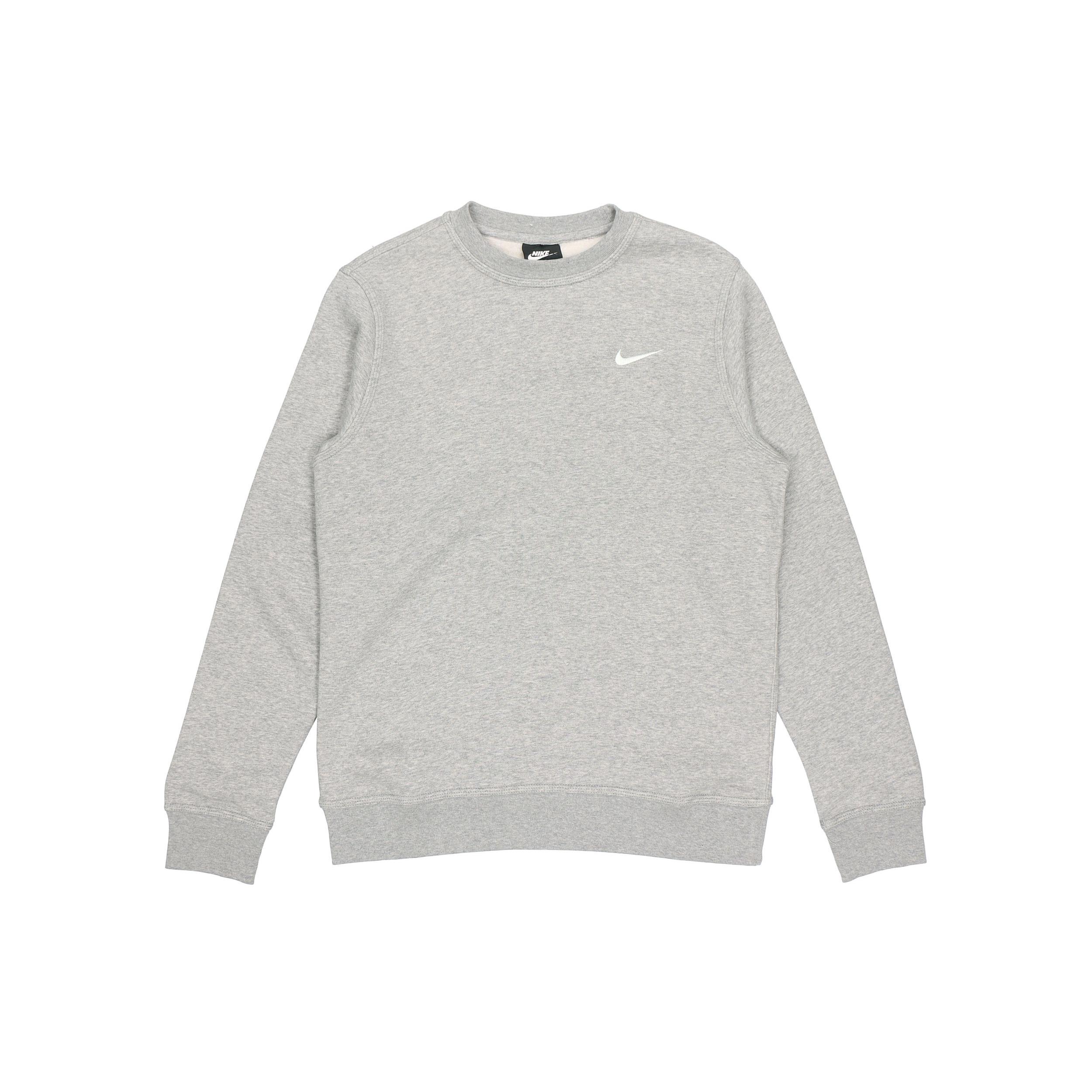 Men s Nike Fleece Lined Embroidered Small Logo Classic Sports Gray 916609-063 XXL