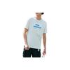 FILA Fashion Trend Sports Embroidered Round Neck Short Sleeve T-Shirt Men Tops White F11M329111AWT