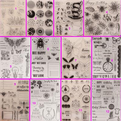 Çiçek Dantel Doğum Günü Kutlama Şeffaf Silikon Şeffaf Damgalar Kendin Yap Scrapbooking Albümü Kağıt Kart Kelebek Yaprak