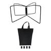 Camping Gear Stabilizers Base for Case Stainless Steel Construction Folding Design Includes Nonslip Pad Travel Friendly