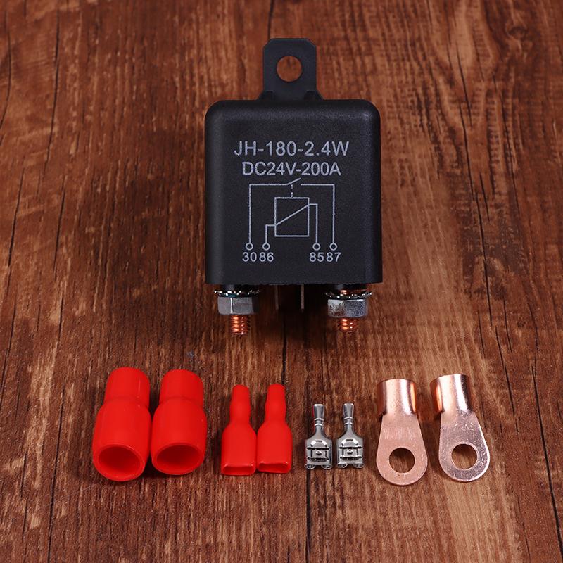 Autobatterie-Trennschalter Koppler Netzschalter 4-polig Doppelbatterie-Trennschalter Relais 120A 200A 12V 24V Batteriekreisunterbrecher