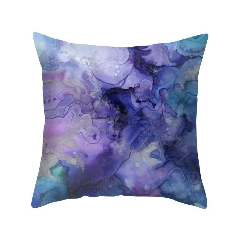 Purple Style Pillowcase Living Room Office Home Pillowcase Car Ornaments