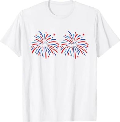 Divertente Maglietta per Coppia 4 Luglio - Sono Qui Solo per i Fuochi d'Artificio
