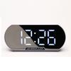 Simple USB Plug Battery Dual Purpose Home Silent Electronic Desktop LED Digital Display Makeup Mirror Alarm Clock