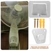 1Set Wall Mount Fan Bracket Steel Flat Bracket Sturdy Holder for Universal Electric Fan Mounting Replacement Accessory
