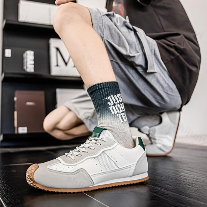 Fashion Fashion Trend Casual Thin Soled Sports Shoes for Men 2025 New Style Autumn Mesh Breathable Comfortable Low Top Non Slip Sneakers