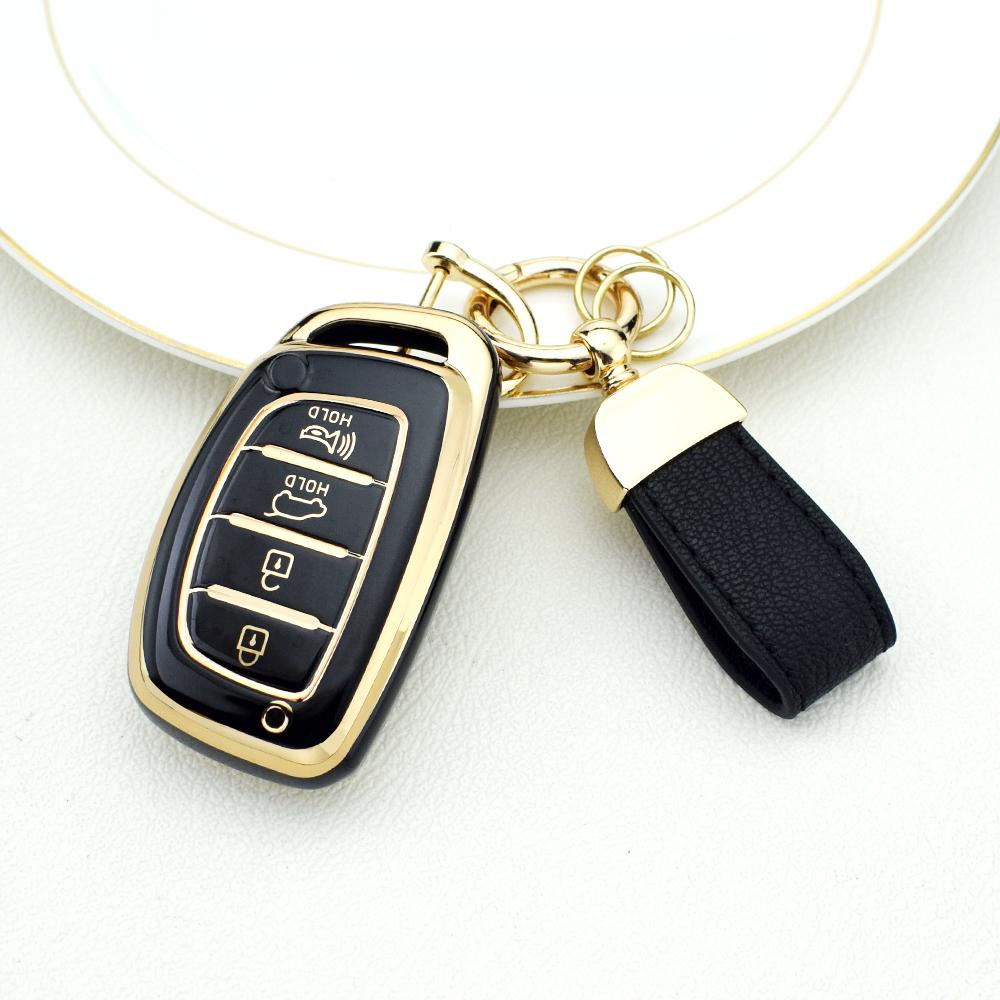 

4 Buttons TPU Shell Fob for Hyundai Tucson Ix35 Ix45 I10 I30 I40 Santa Fe Rena Sonata Elantra Creta Car Remote Key Case Cover