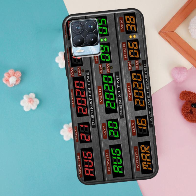 Back To The Future Time Machine For OnePlus 11 10 Pro 10T Nord CE 2 Lite Realme C55 C35 C33 C31 C30 C21Y GT Neo 5 3 2T Case