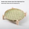 Handmade Bamboo Weaving Sieve Basket Storage and Snack Plate Set