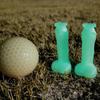 1/2 Stuks Lichtgevende Golf Tee Glow-in-the-dark Plastic Golfbalhouder Golf Trainingshulp Driving Range Binnen Buiten Golf Tee Golf Accessoires
