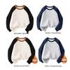 Kids' Solid Raglan Sweatshirt: 100% Cotton, 290g, Round Neck