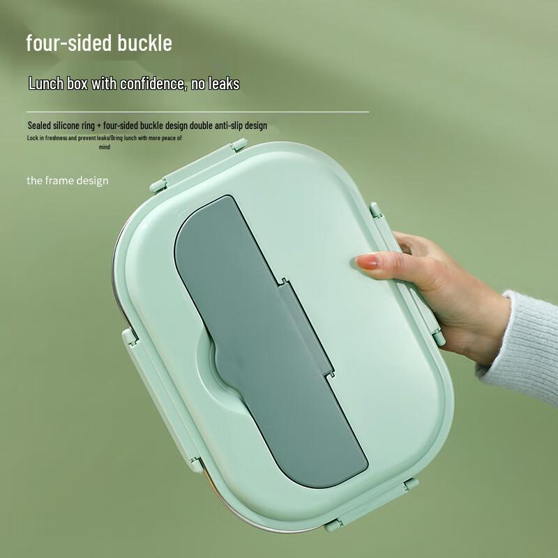 Children's 304 Stainless Steel 5-Compartment Insulated Lunch Box