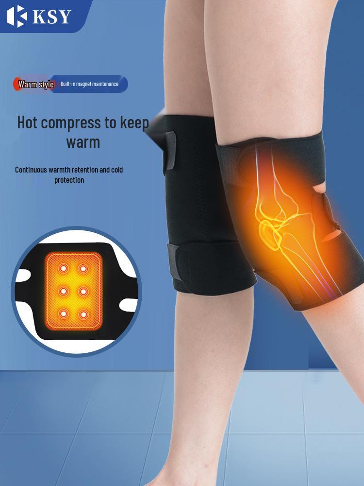 

Self-Heating Knee Pads - Cold Protection for Adults in Autumn and Winter One Size чорний