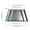 Ash Tray Pan Steel Grate Ash Ember Holder With Screw Pack Adjustable Rust-Resistant Home Fire Place Accessories For