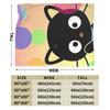 Cute Chococats Blanket Quality Warm Black Cat Throw Blanket Winter Boy Girl Couch Chair Pattern Bedspread