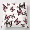 Pillow Bedside Cushion Cushion Butterfly Print Pillow Case Soft Sofa Pillow Office Chair