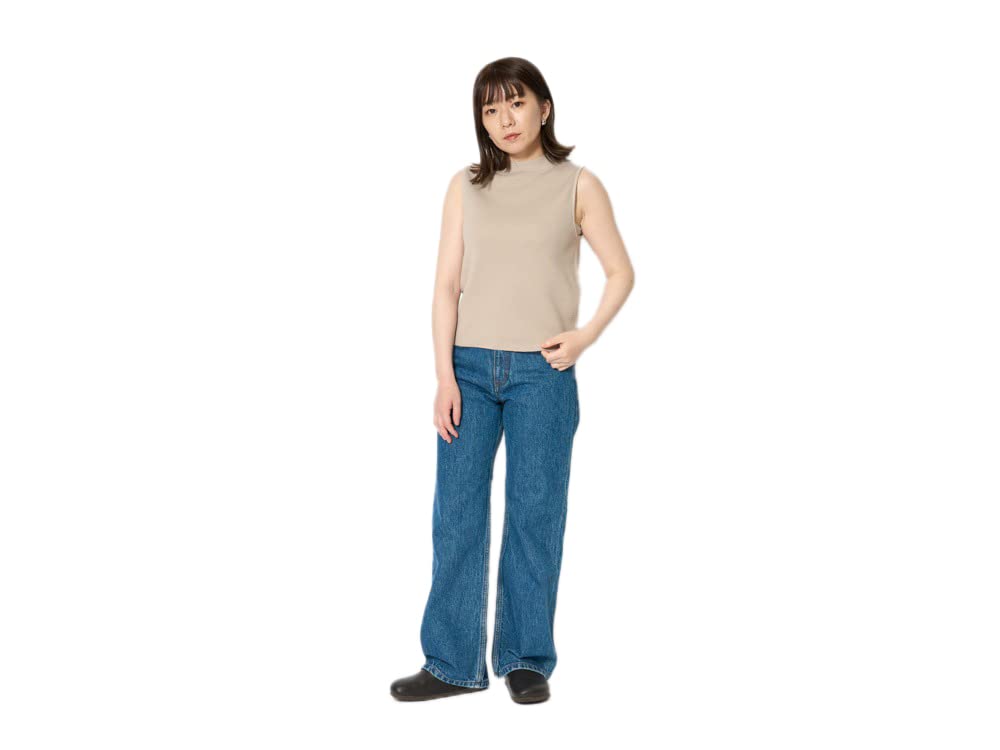 Snow Peak Co/Ny/Pe No Sleeve Knit, Girls', Beige