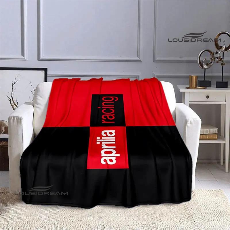 Aprilia Motorcycle Logo Printed Blanket Children's Warm Blanket Soft and Comfortable Blanket Home Travel Blanket Birthday Gift