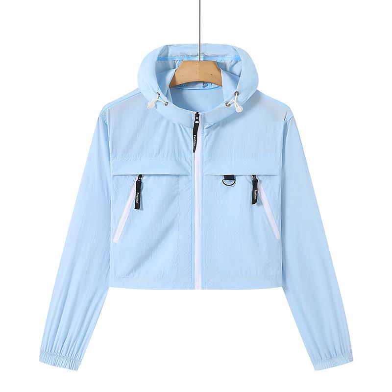 2025 Premium Summer Sun Protection Hooded Ice Silk Jacket for Men, Women & Couples - Breathable Outdoor Sportswear.