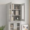 Vidaxl Wall Cabinet, Concrete Grey, 69.5X34X90 Cm