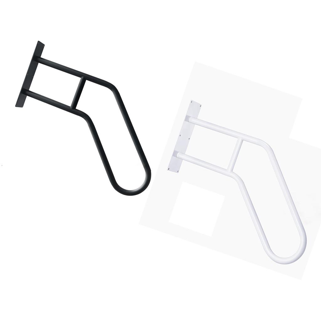 Outdoor Steps Handrails 1-3 Step Exterior Porch Stair U Shaped Wall Mount Safety Grab Bars for Elder