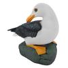 Resin Seagull Statue Sea Bird Figurine Mediterranean Style Ornament for Home Landscape Office