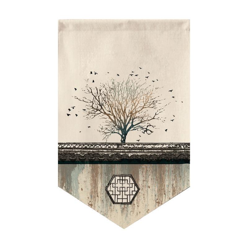 Chinese Decor Traditional Curtain Kitchen Short Curtain Noren Shop Japanese Style Curtain Small Window Restaurant Sushi Decor