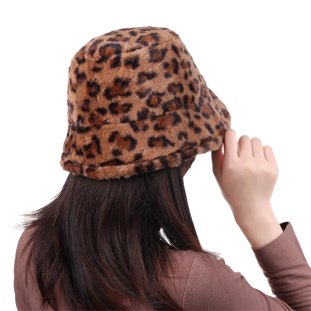 Faux Fur Winter Bucket Hat Vacation Cap 