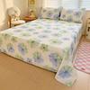 100% Cotton Flat Sheet Pillowcase Floral Style Bed Sheet Set Skin-friendly Bed Linen Adults Kids Flat Bedsheets roupa de cama