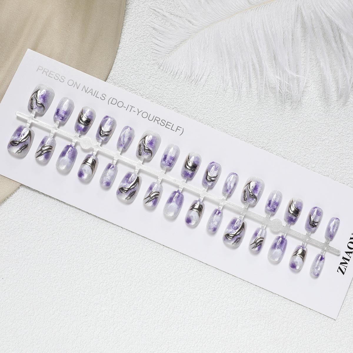 

[30 шт. в упаковке] Милые наклейки для лака для ногтей с изображением кошачьего глаза - Полная коллекция