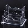 Transparent Name Card Display Stand Elegant Desktop Display Holder  Reception