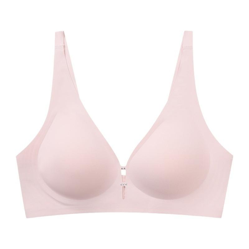 French Deep V-seamless Bra for Women Soft Support Bra for Women Gathering Bra for Women Anti Sagging Bra Without Steel Ring