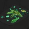 Cartoon Luminous Fish Bubble Underwater World Children Toilet Stickers Bathroom Home Decoration Wall Stickers Self-adhesive