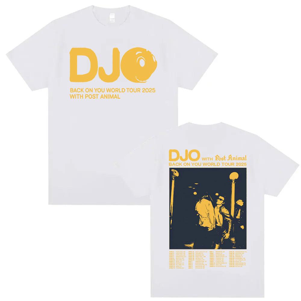 Djo Back on You World Tour Graphic Tshirts Unisex Women Clothing Fashion High Street Tshirt Casual Cotton Oversized Y2K Top
