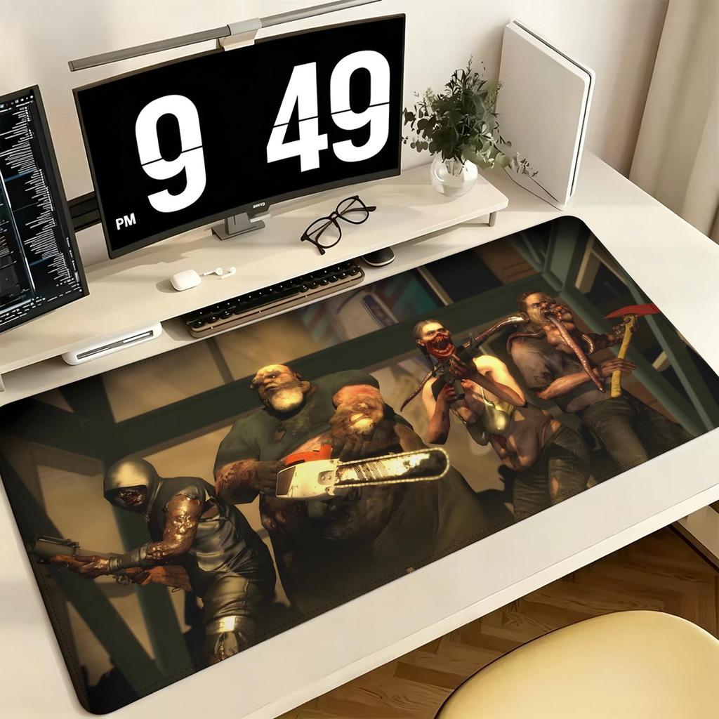 Left 4 Dead 2 Mouse Pad Pro ESports Gaming Mousepad Extra Large NonSlip Stitched Edge Keyboard Laptop Desk Mat For Pc Gamer