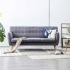 Day and Night - Day and Night 3-seater Sofa Upholstered In Light Gray Fabric 172x70x82 Cm