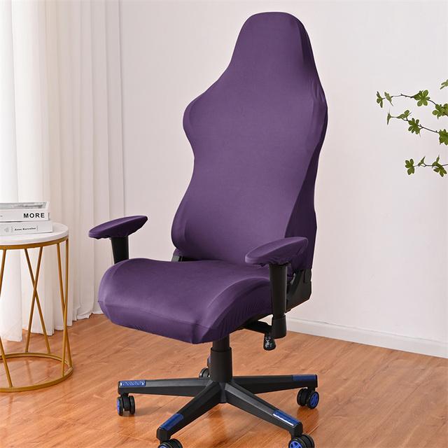 Huse pentru scaune de gaming din Spandex Huse pentru scaune de birou elastice anti-alunecare Huse elastice pentru sala de jocuri pentru fotoliu de calculator Protectie pentru scaune