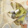 [BYSIFA] Beige Butterfly Silk Scarf Shawl Foulard 160*55cm-Chiffon 100% Mulberry Silk Neck Scarves Large Wrap For Women 160*55cm
