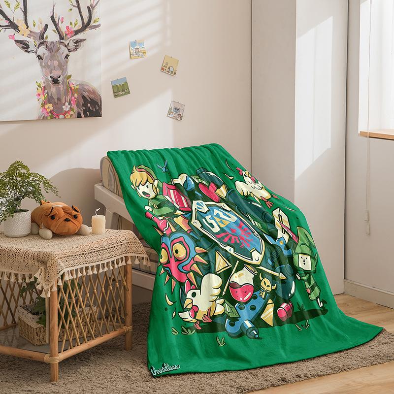 Cartoon Double-Sided Flannel 3D Digital Printing Blanket Blanket