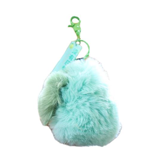 Doll Pendant Keychain Fruit Pear Shape Plush Doll Lightweight Key Holder Furry Touch Keychain Backpack Accessories