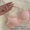 Liquid Foundation, Fine Flash Shoulder Straps, Low Neck Seamless Underwear, Women's Small Breasts Gathered, Sub-breasts Hung Around the Neck