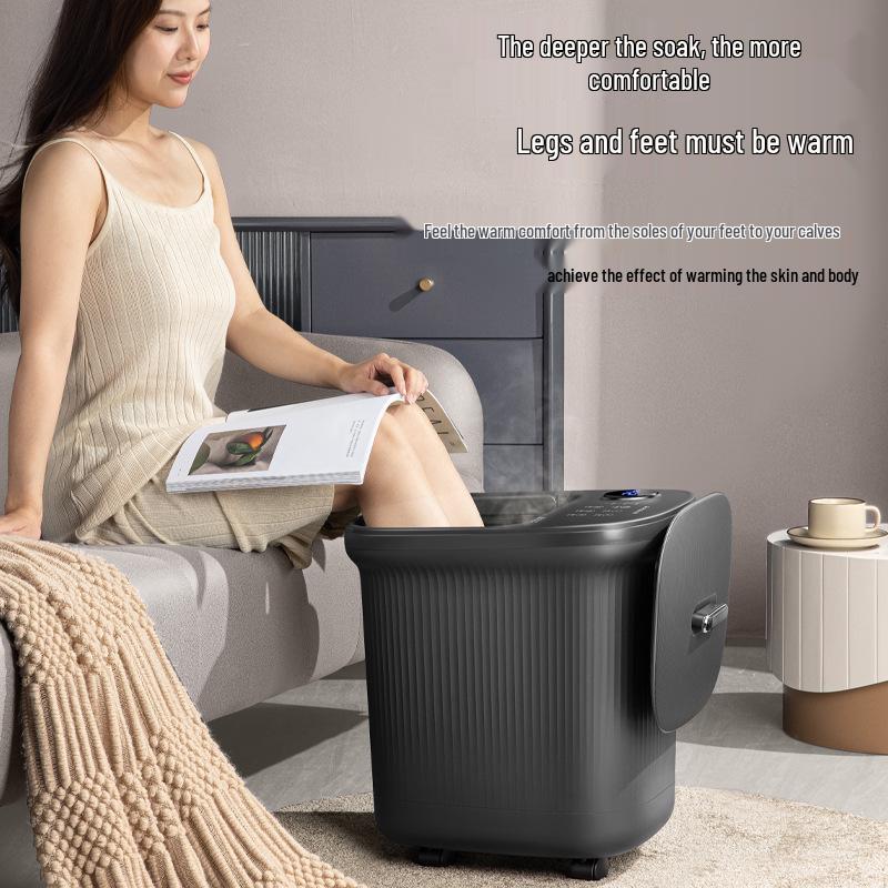Chigo Automatic Heated Foot Massager Basin with Deep Calf Coverage