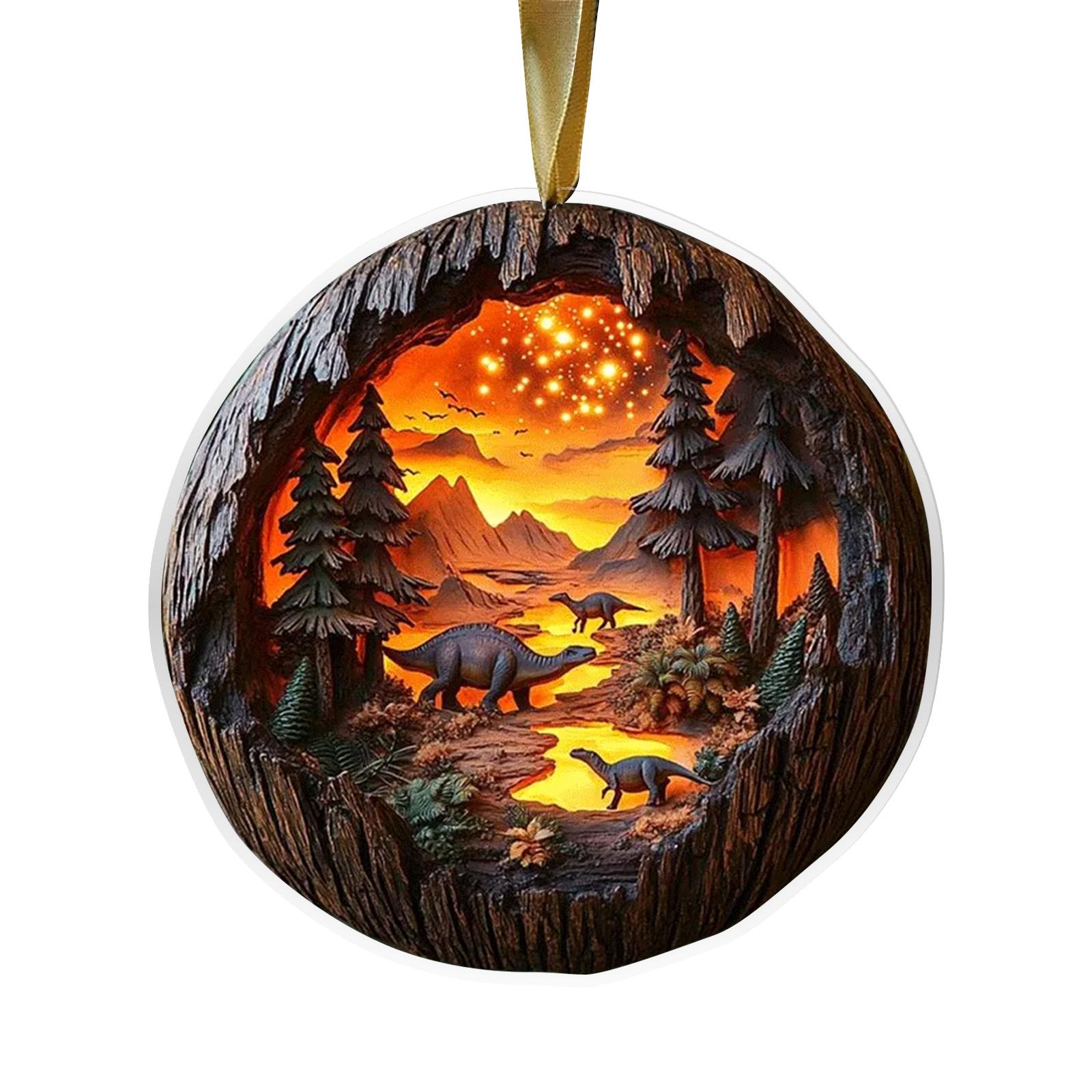 

Decorations, Acrylic Ornaments, Dinosaur Patterns, Dinosaur Gifts One Size