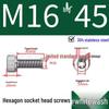 304 Stainless Steel Hexagon Socket Head Cap Screw M10-M16