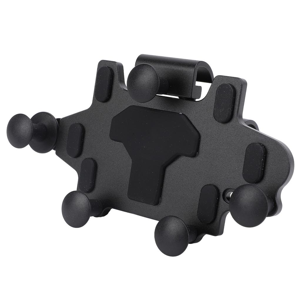 Motorcycle Phone Mount for Handlebar Aluminum Alloy Silicone 5 Claw Shockproof Rotating Adjustable